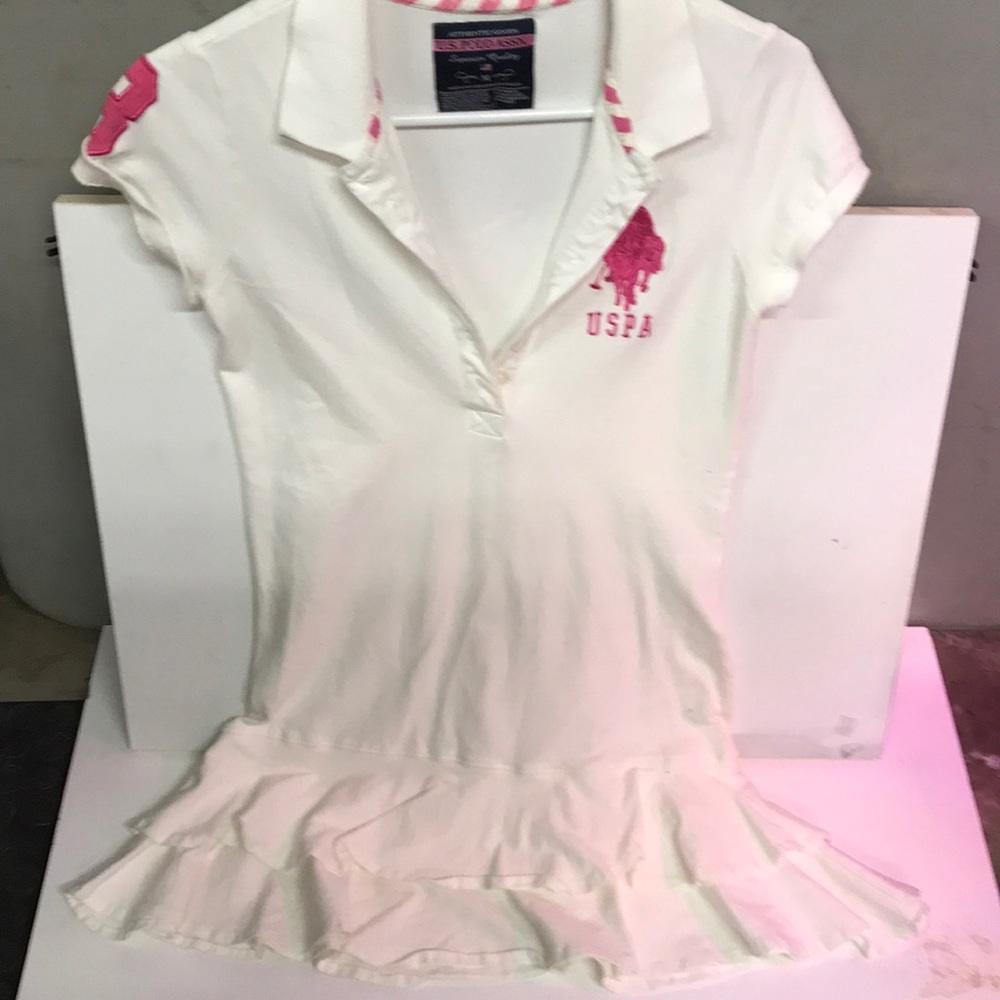 U.S.Polo Assn White barely worn Tennis Mini Dress